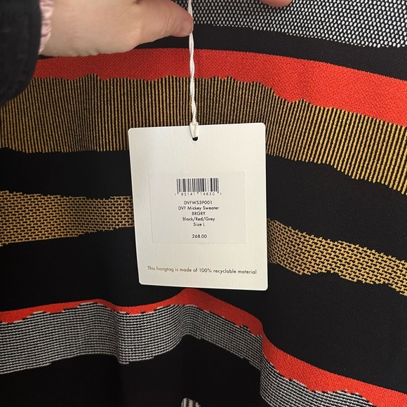 Diane von Furstenberg Women's Micky Sweater & Shira skirt (size large) - Picture 7 of 8